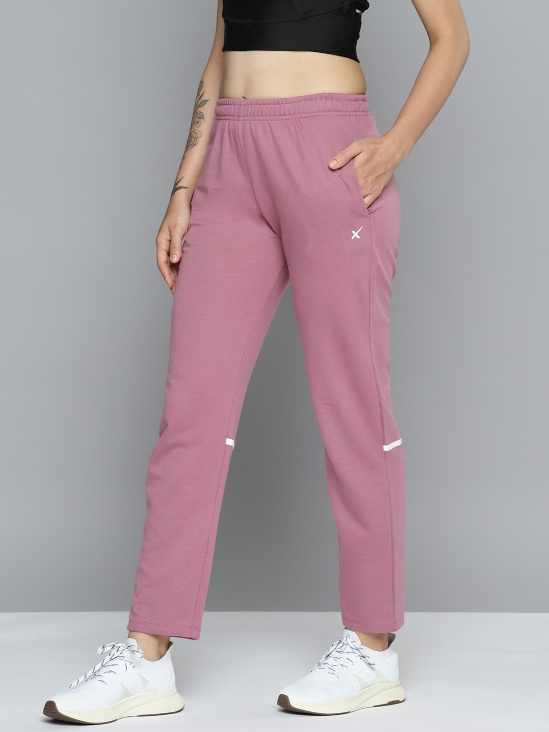 

HRX by Hrithik Roshan Women Solid Track Pants, Pink