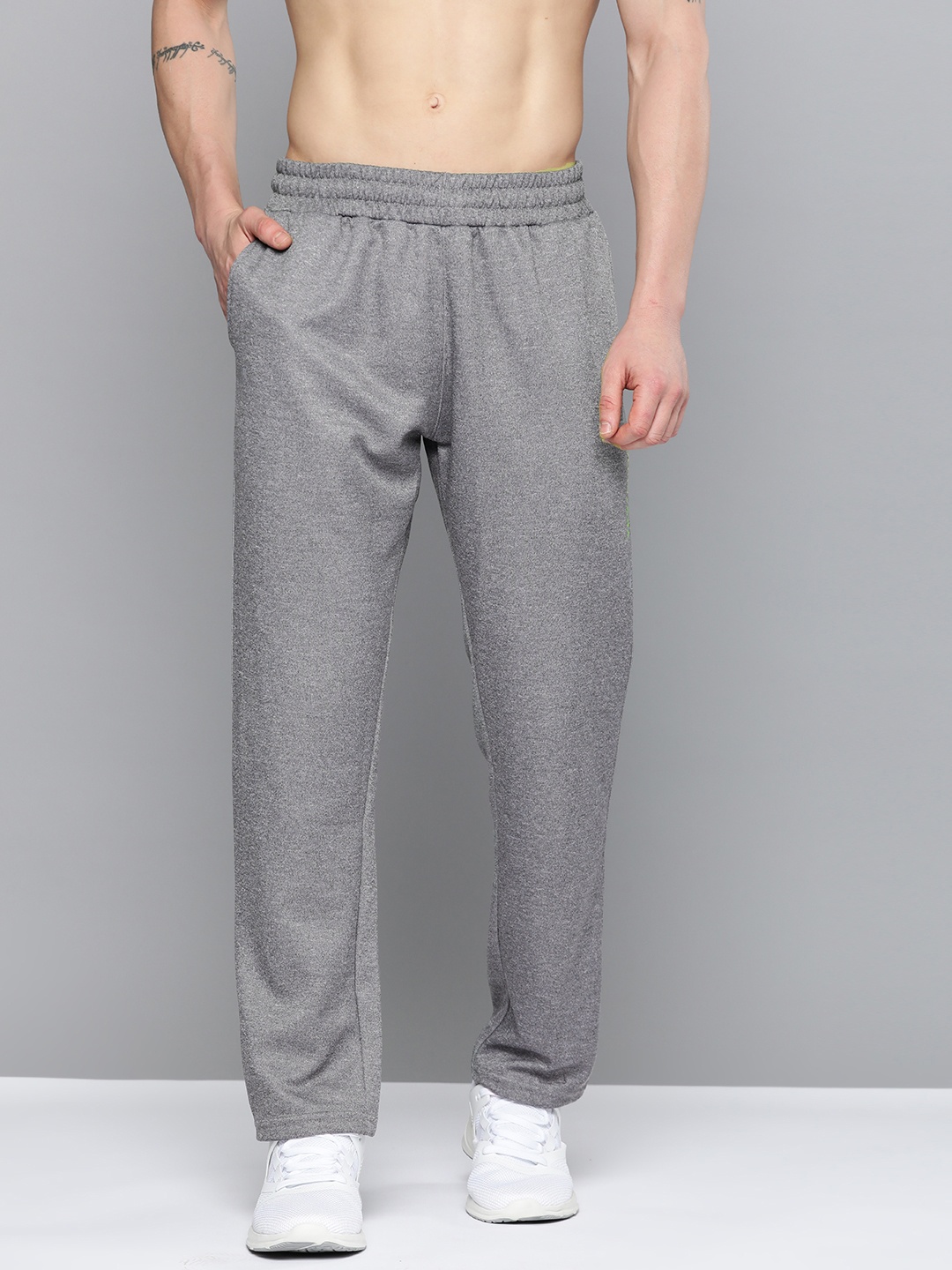 

HRX by Hrithik Roshan Men Rapid-Dry Running Track Pants, Grey