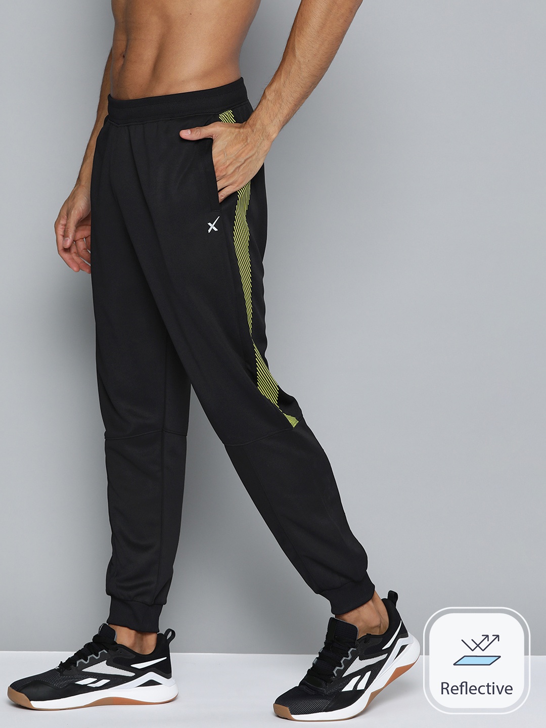 

HRX by Hrithik Roshan Men Rapid-Dry Training Joggers, Black