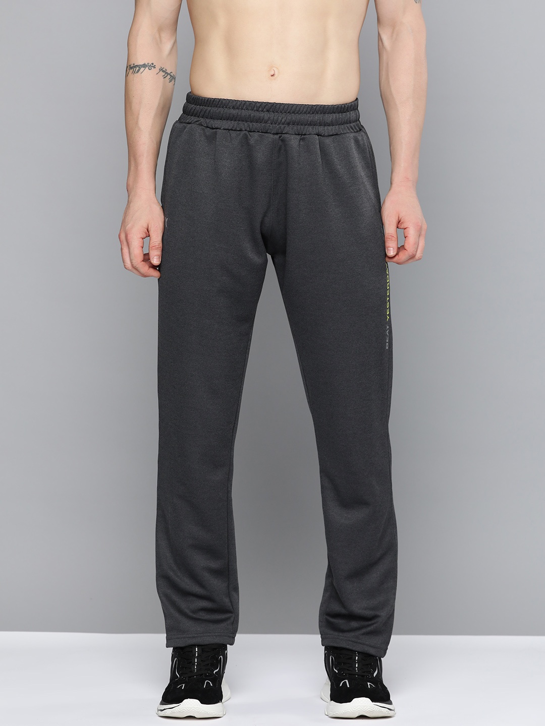 

HRX by Hrithik Roshan Men Rapid-Dry Running Track Pants, Charcoal