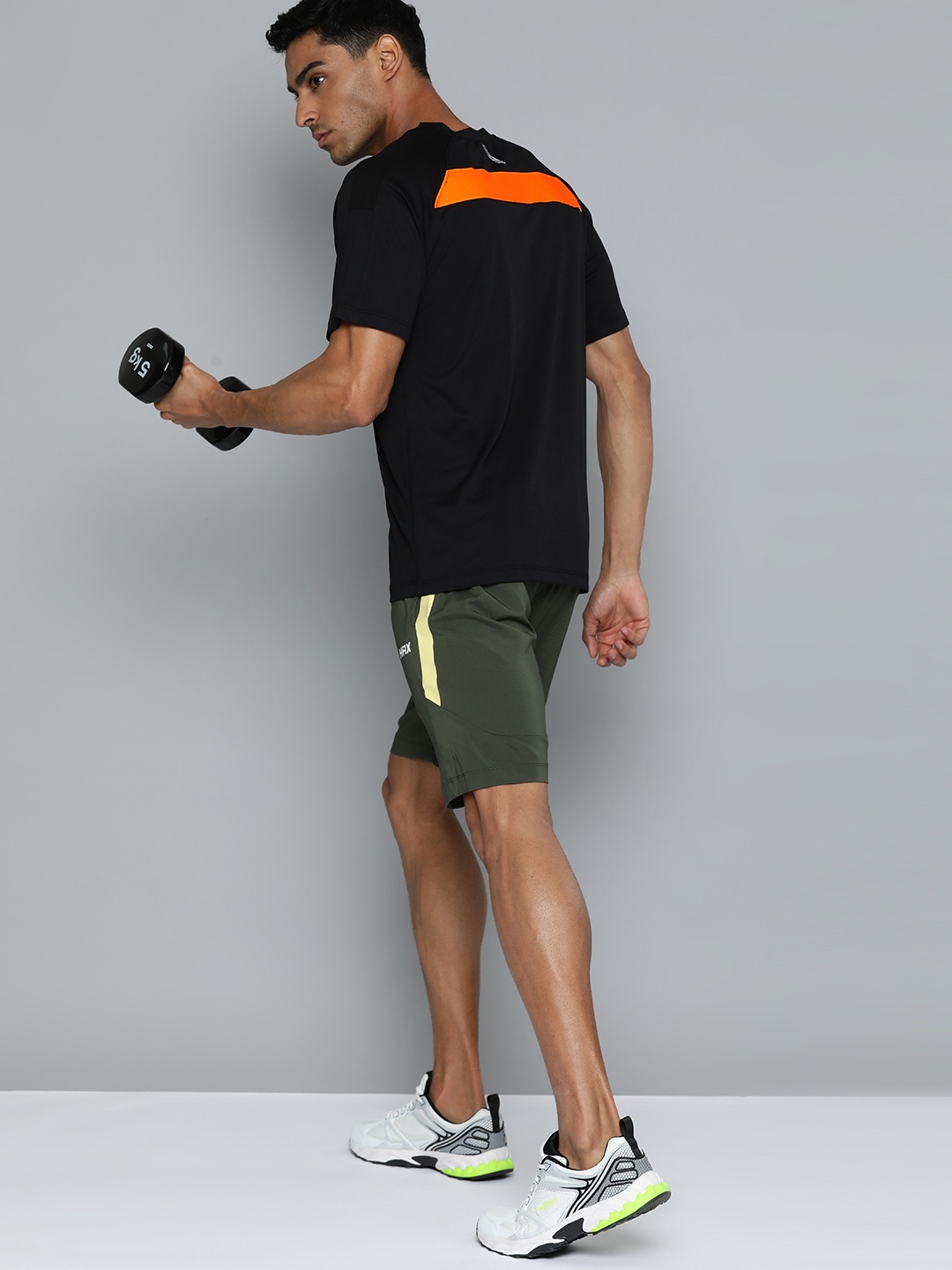 

HRX by Hrithik Roshan Rapid Dry Antimicrobial Training T-shirt, Black