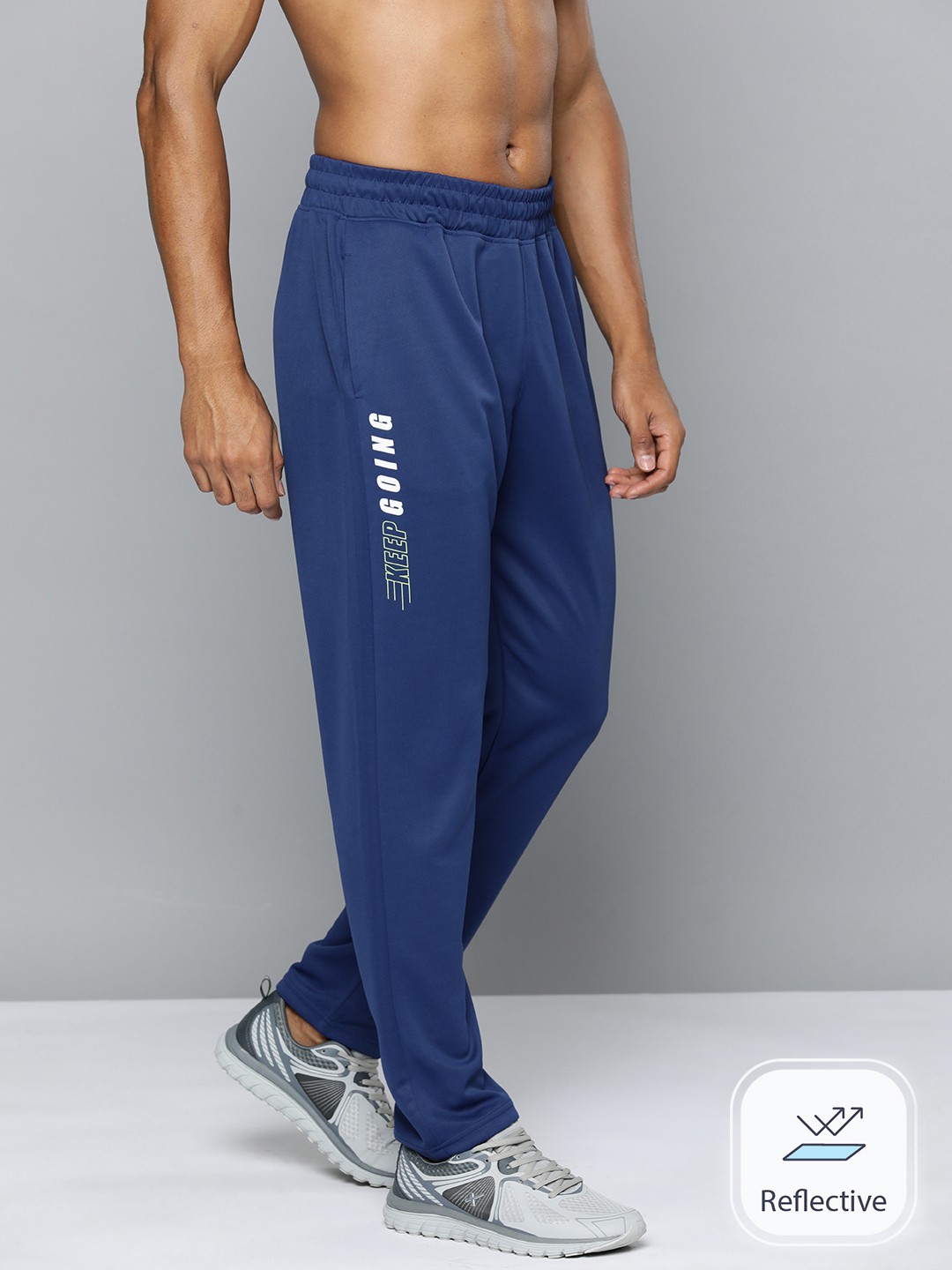

HRX by Hrithik Roshan Men Rapid-Dry Training Track Pants, Blue