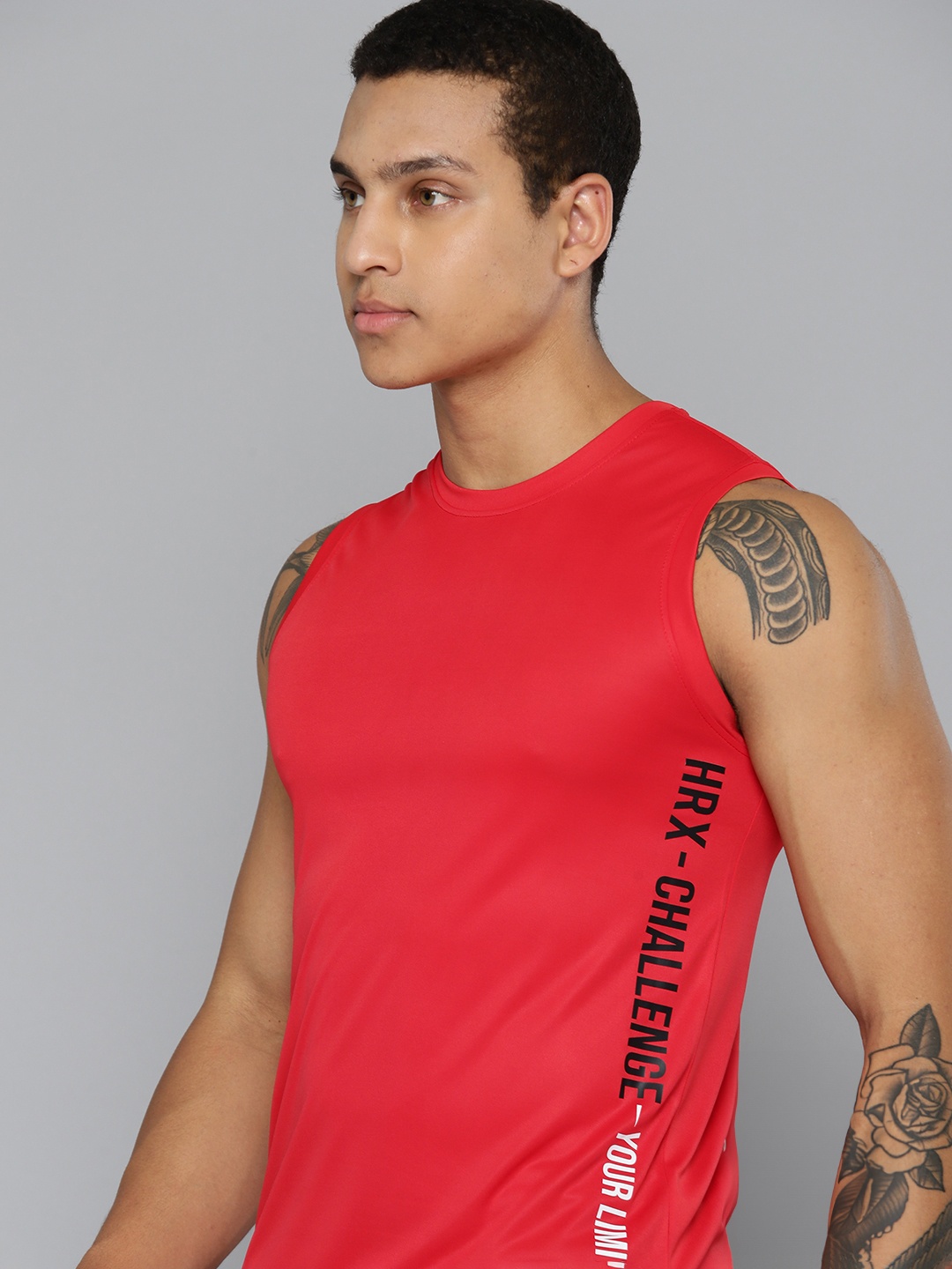

HRX by Hrithik Roshan Training Rapid-Dry T-shirt, Red