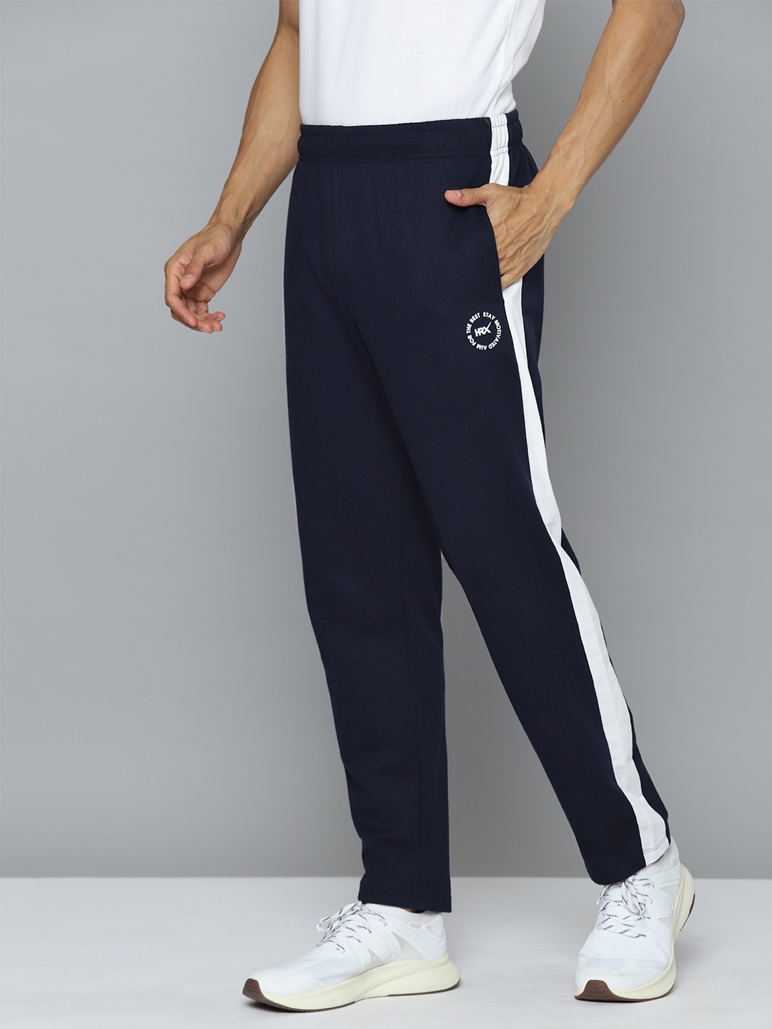 

HRX by Hrithik Roshan Men Lifestyle Track Pants, Navy blue