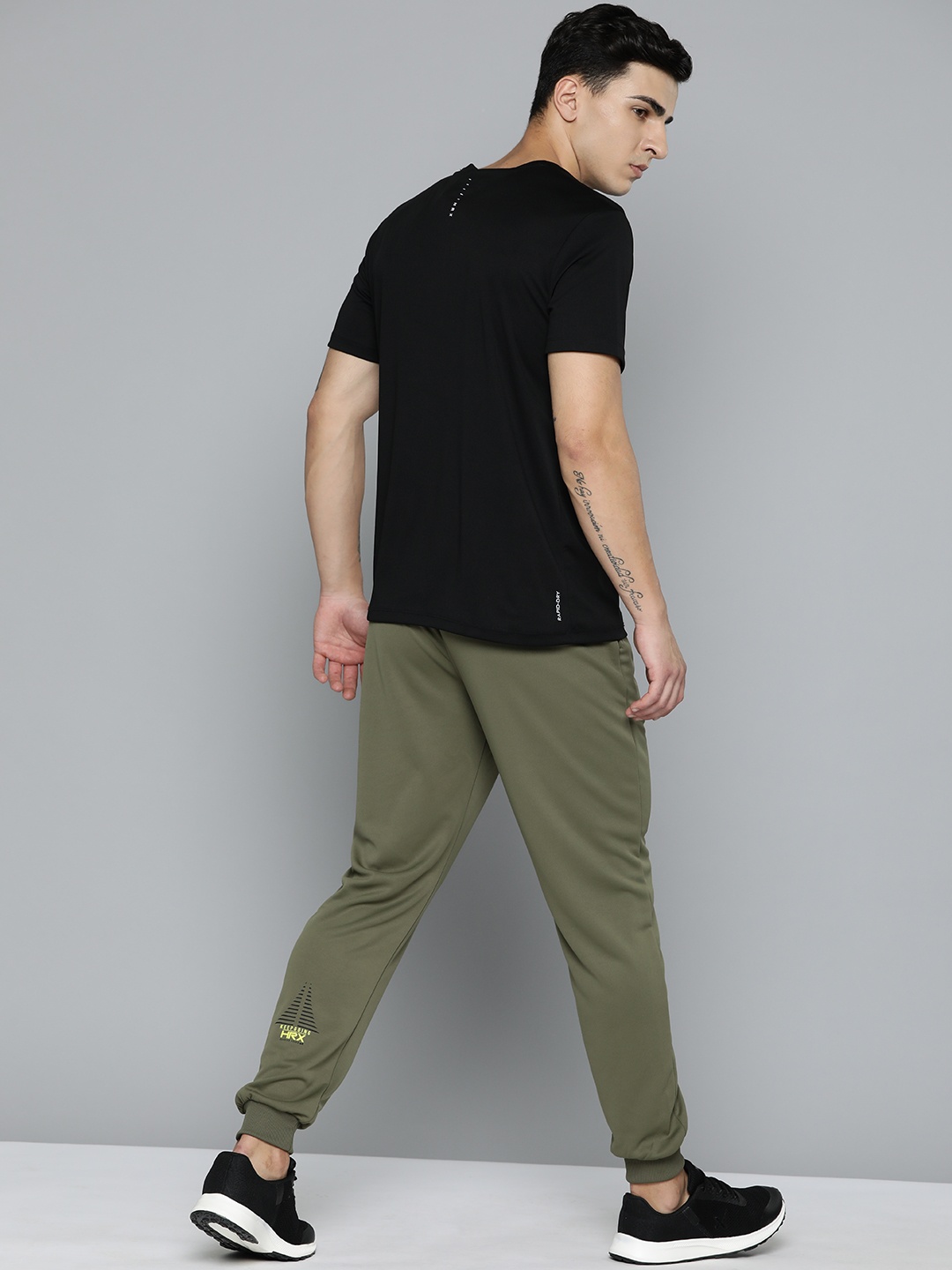

HRX by Hrithik Roshan Men Rapid-Dry Running Track Pants, Olive