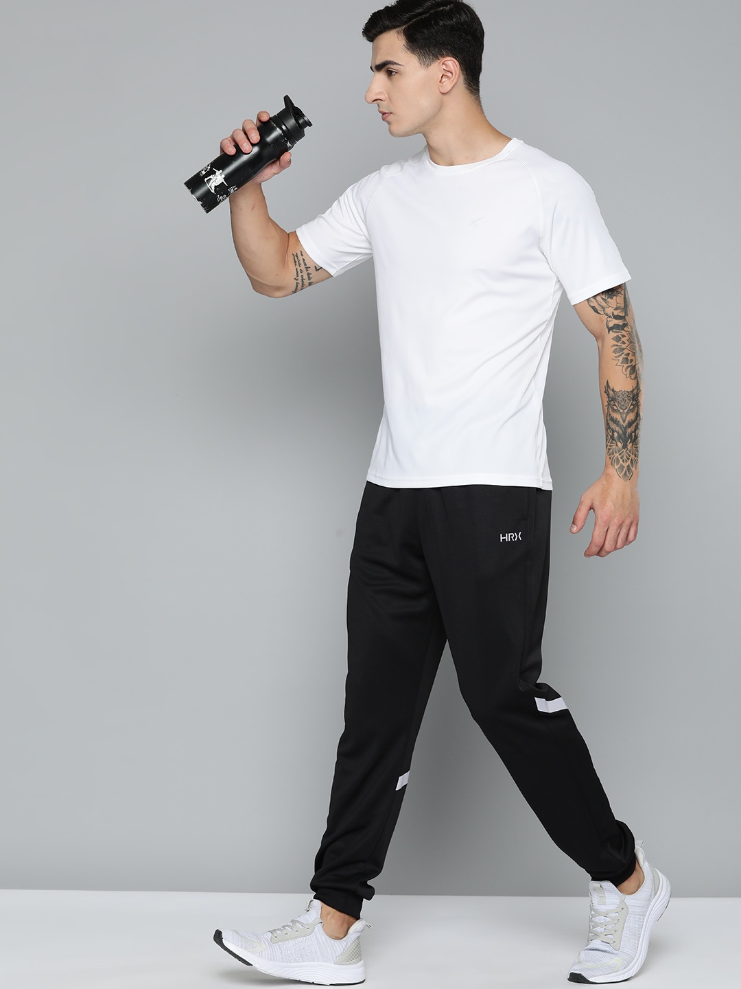 

HRX by Hrithik Roshan Men Rapid-Dry Running Joggers, Black