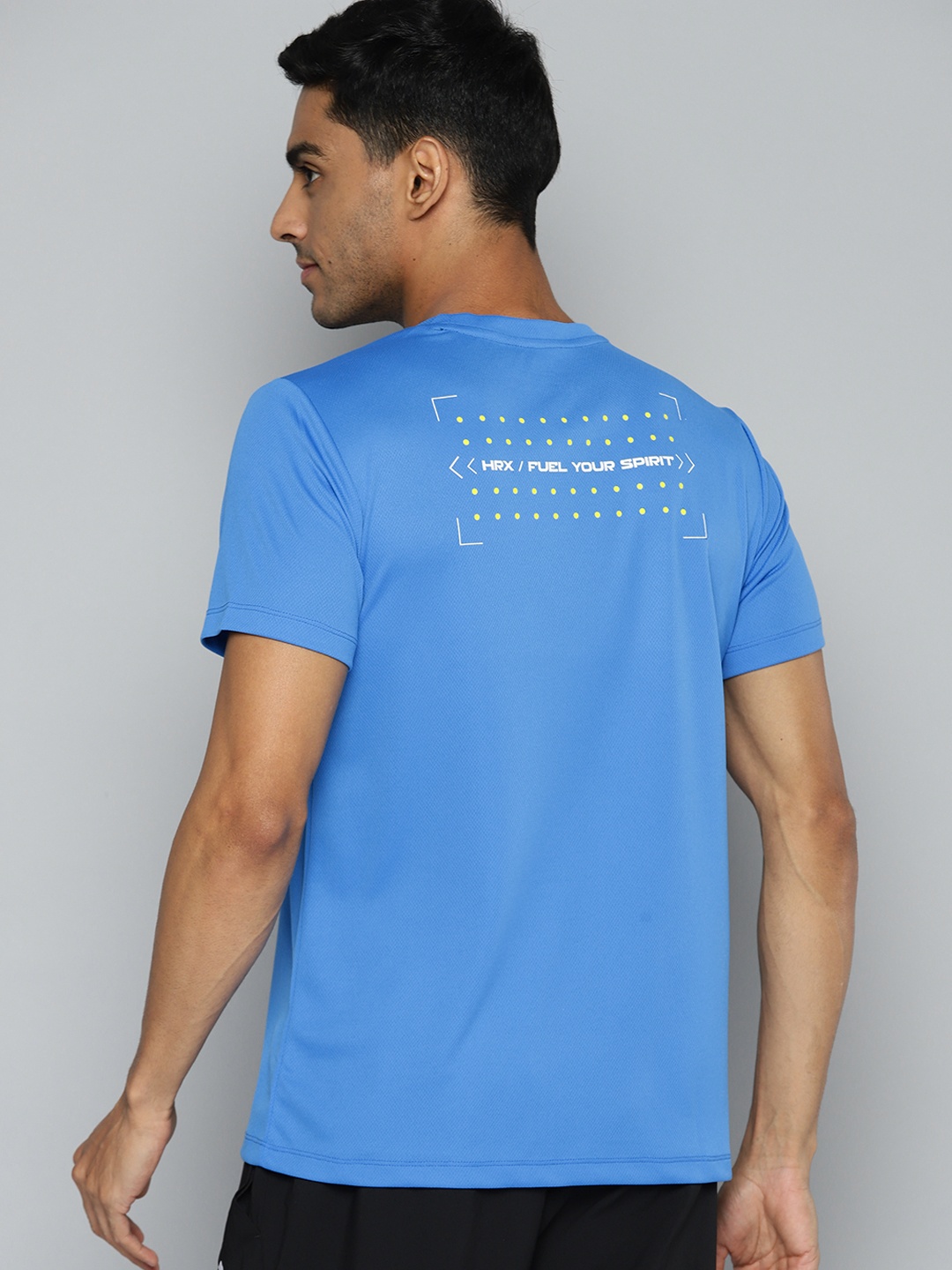 

HRX by Hrithik Roshan Men Rapid Dry Running T-shirt, Blue