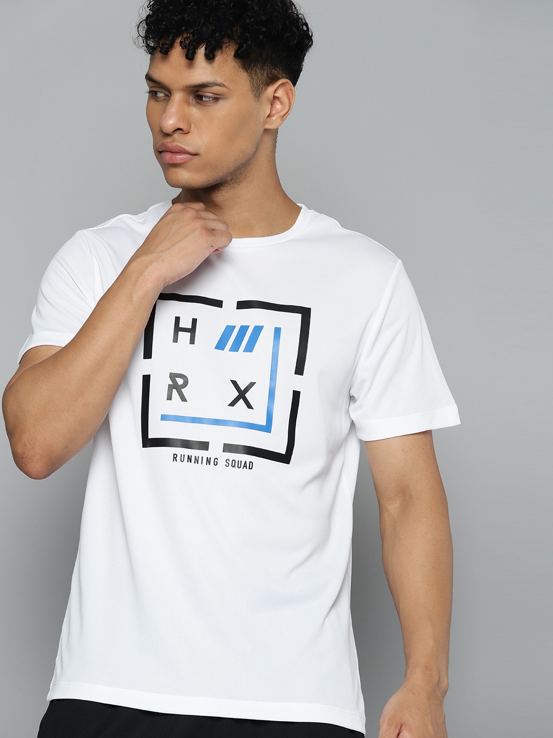 

HRX by Hrithik Roshan Men Rapid Dry Running T-shirt, White