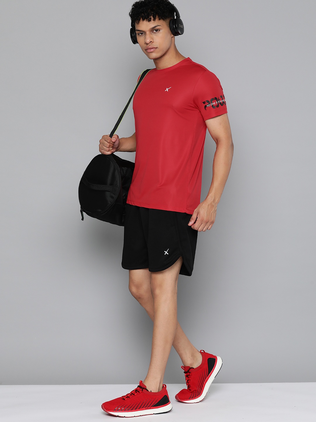 

HRX by Hrithik Roshan Training Rapid Dry T-shirt, Red