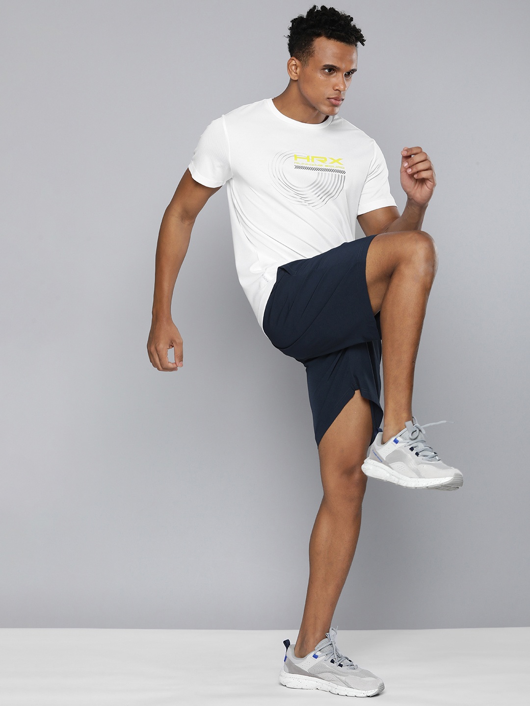 

HRX by Hrithik Roshan Brand Logo Printed T-shirt, White