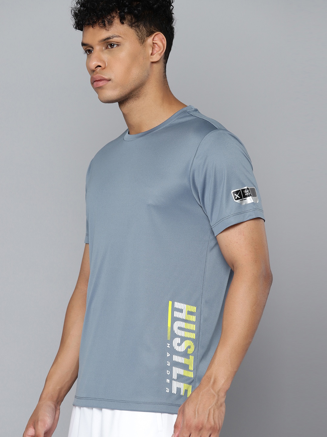 

HRX by Hrithik Roshan Men Rapid-Dry Basketball T-shirt, Blue