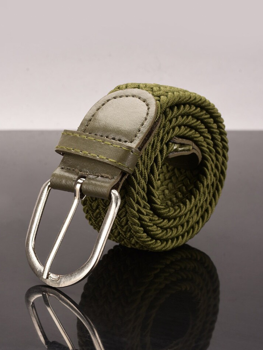 

Kastner Woven Design Canvas Belt, Green