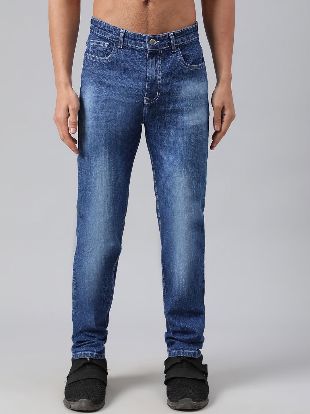 

Kotty Men Regular Fit Low-Rise Stretchable Jeans, Navy blue
