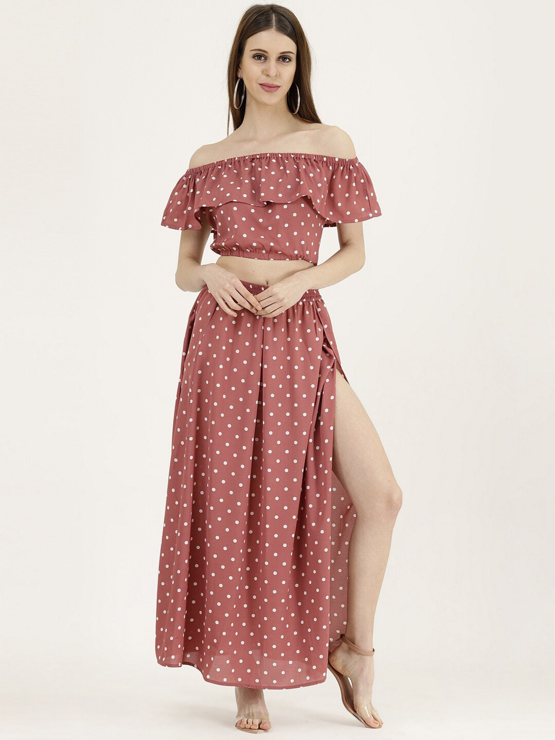 

Darzi Printed Co-Ords, Mauve