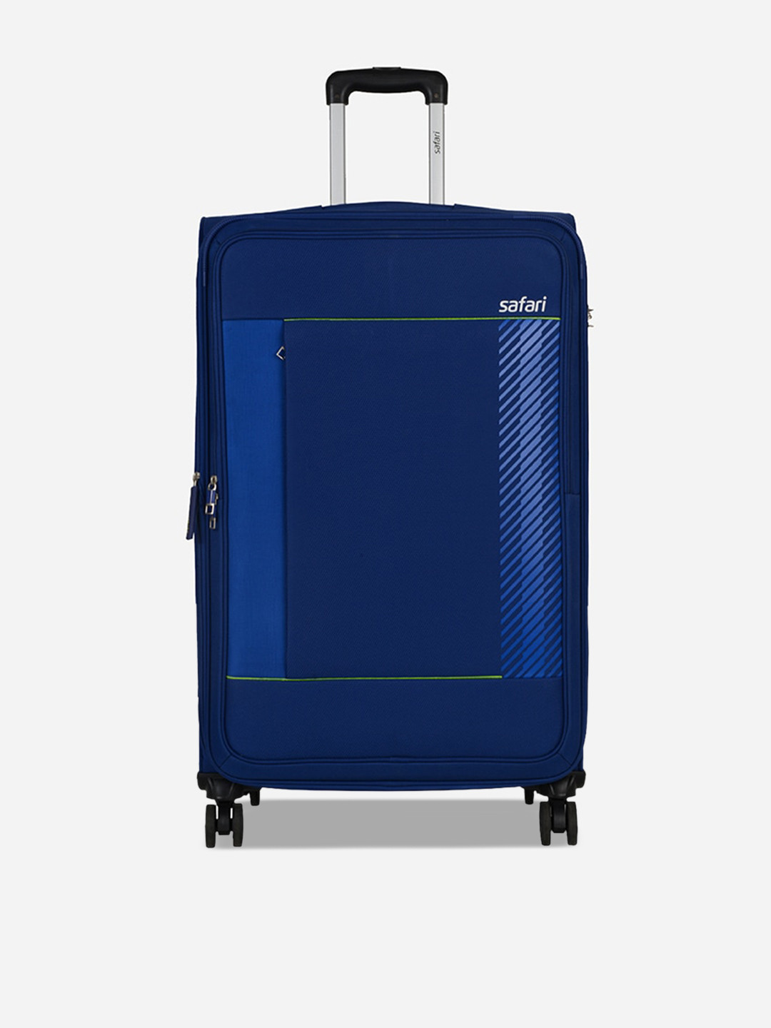 

Safari Soft-Sided Medium Trolley Suitcase, Navy blue