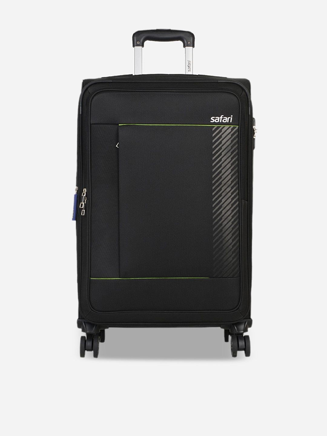 

Safari Soft-Sided Large Trolley Suitcase, Black