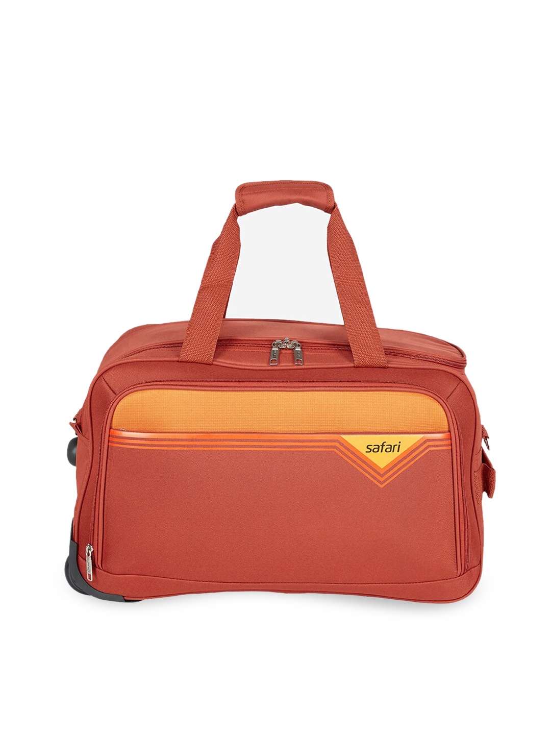 

Safari Rolling-Sided Small Duffle Trolley Bag, Orange