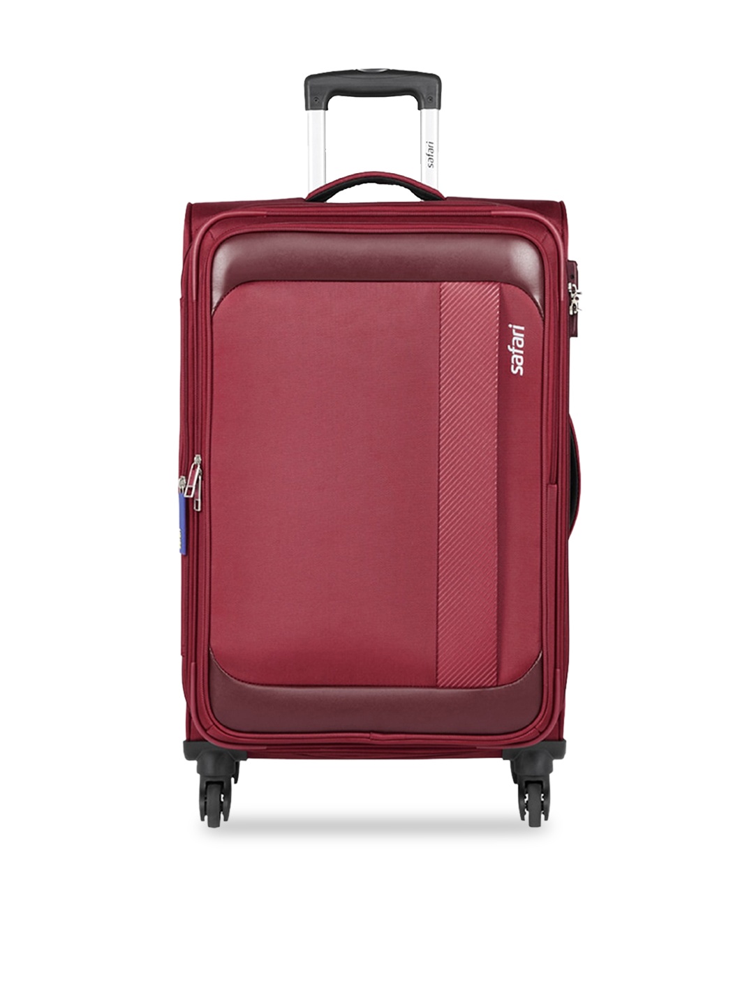 

Safari Slant Soft-Sided Large Trolley Suitcase, Red