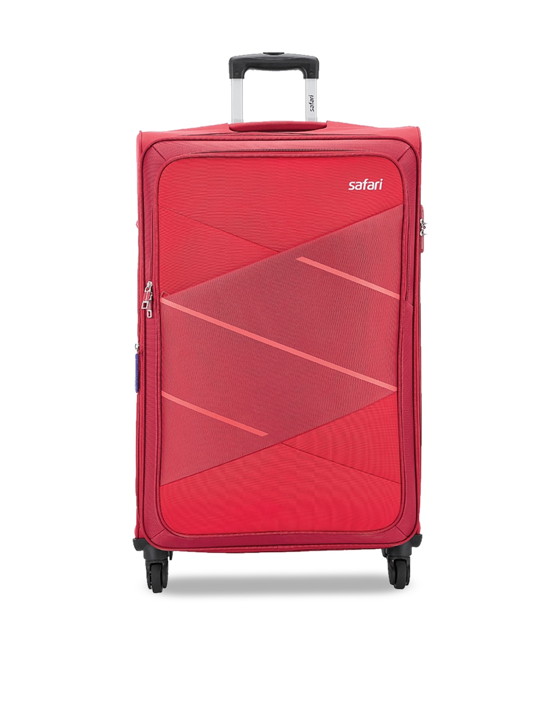 

Safari Soft-Sided Large Trolley Suitcase, Red