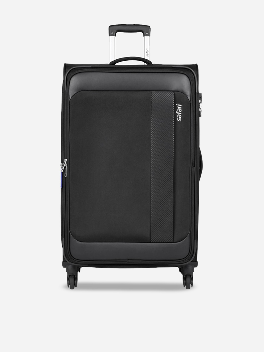 

Safari Large Soft Sided Trolley Bag, Black