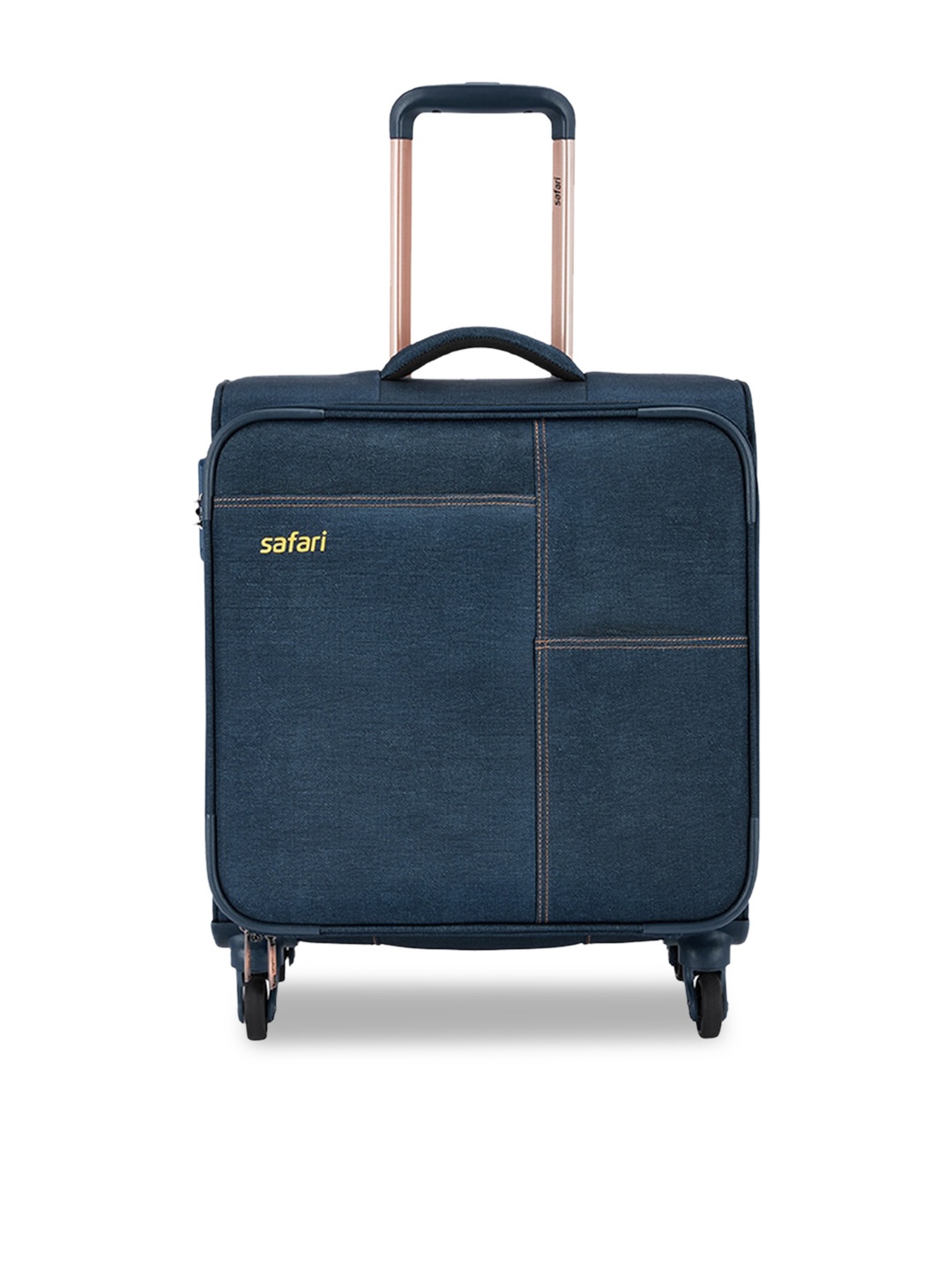 

Safari Soft-Sided Cabin Trolley Suitcase, Navy blue
