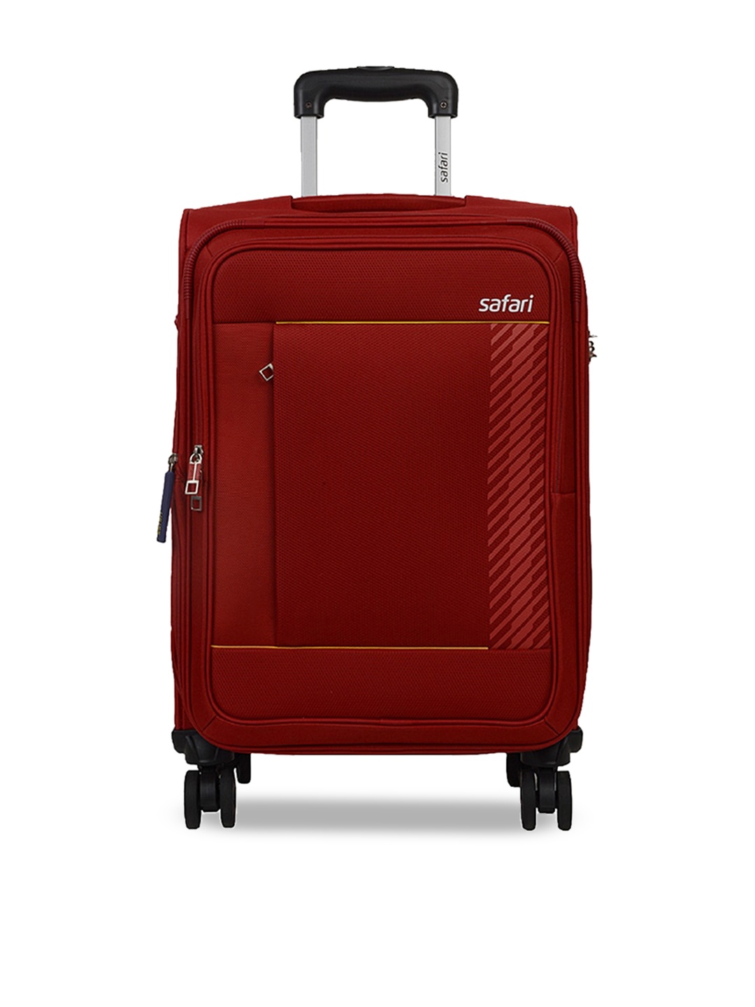 

Safari Soft-Sided Large Trolley Suitcase, Red