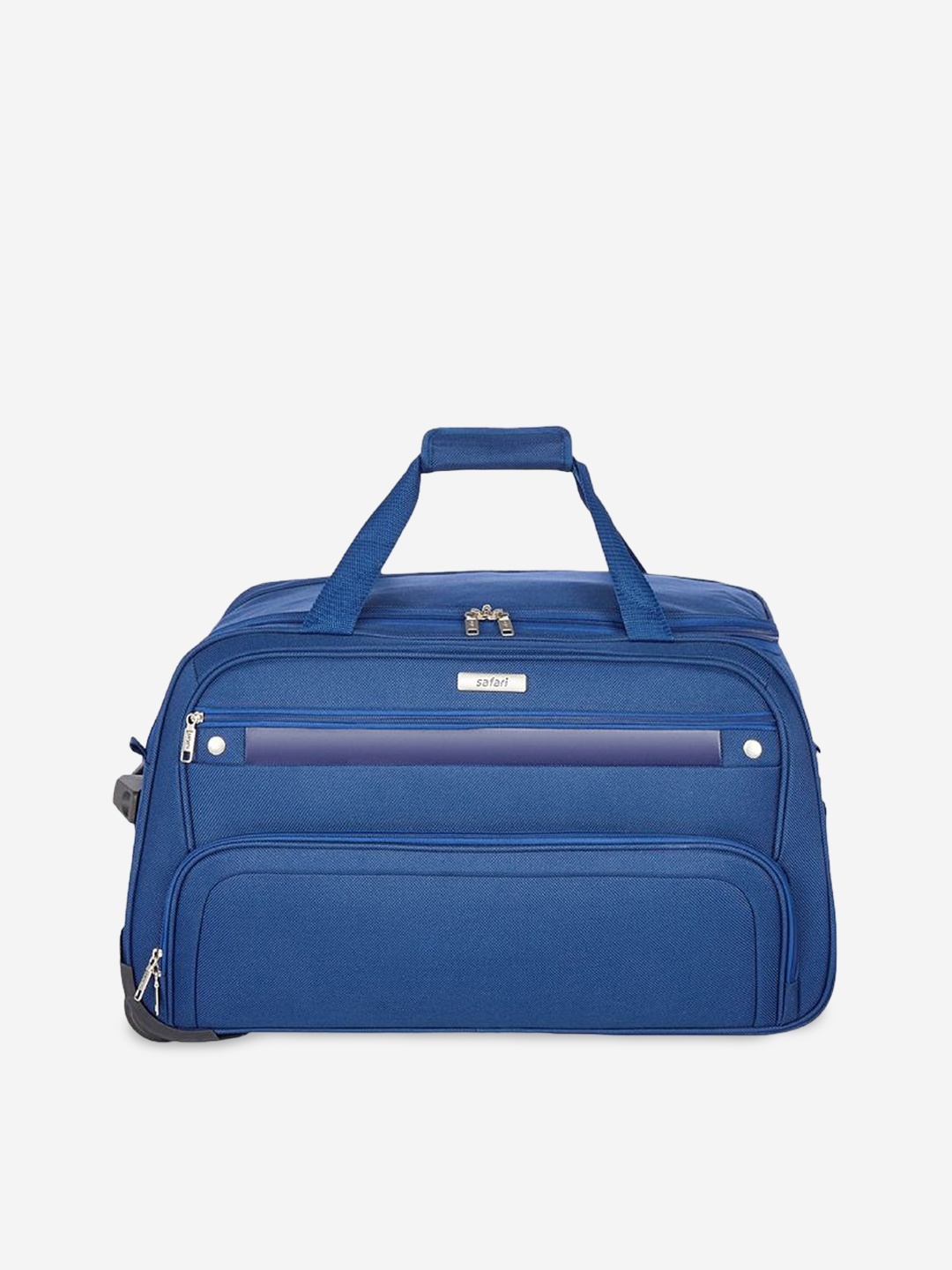 

Safari Soft -Sided Large Trolley Duffle Bag, Navy blue