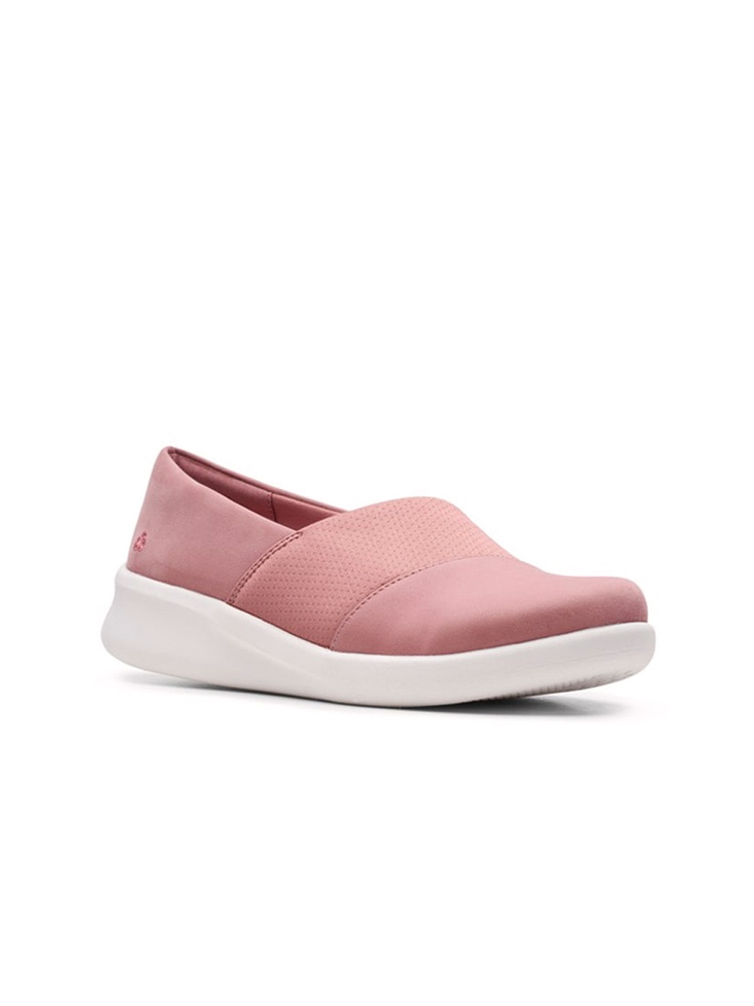 

Clarks Women Textured Lightweight Slip-On Sneakers, Mauve