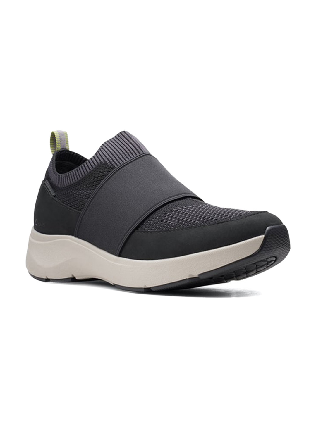 

Clarks Women Colourblocked Lightweight Slip-On Sneakers, Black
