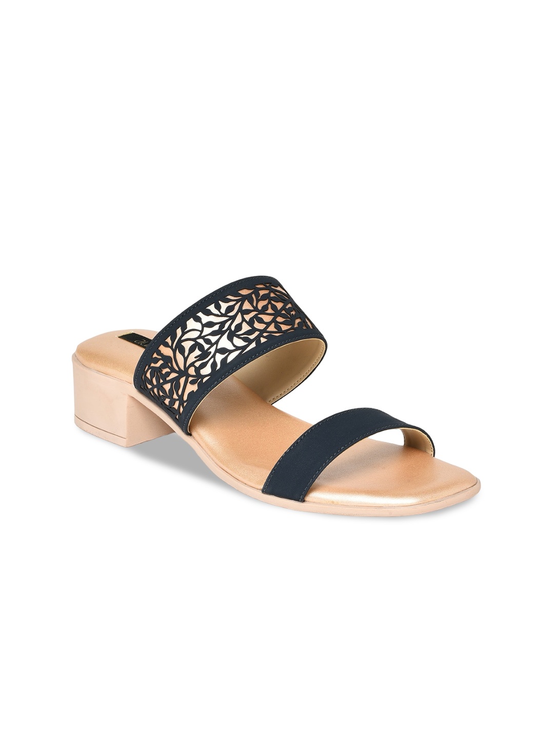 

AURELIA Women Textured Block Heels, Black
