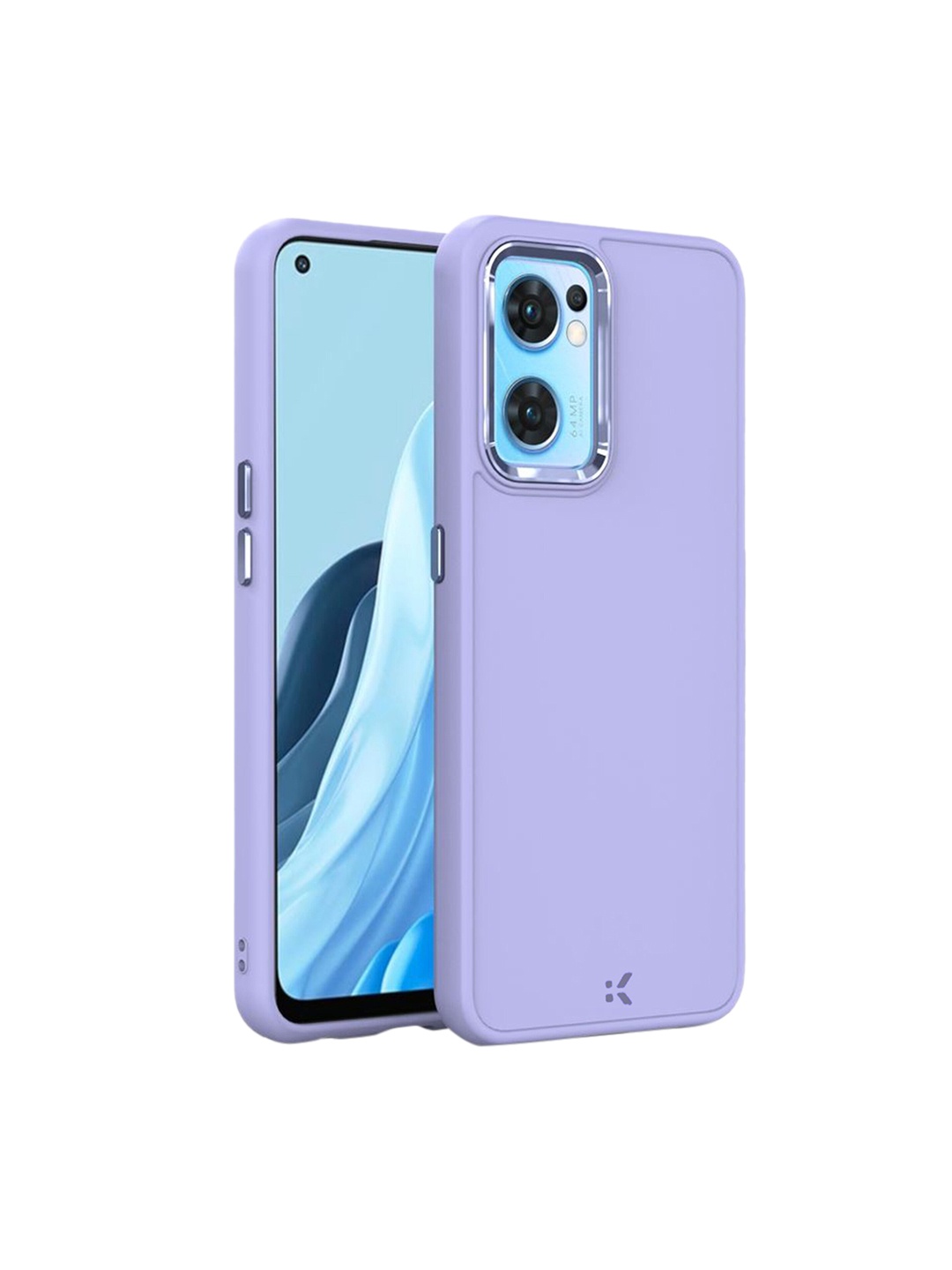 

Karwan Shock Proof OPPO Reno7 5G Phone Back Cover, Purple