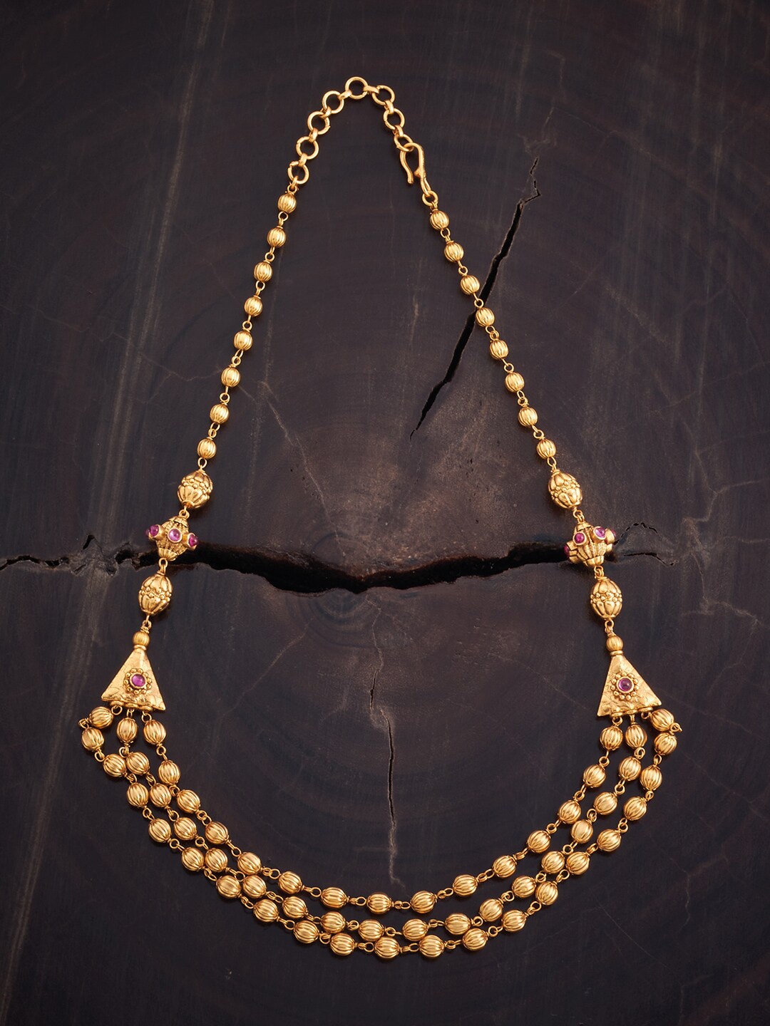 

Kushal's Fashion Jewellery Copper Antique Chain, Gold