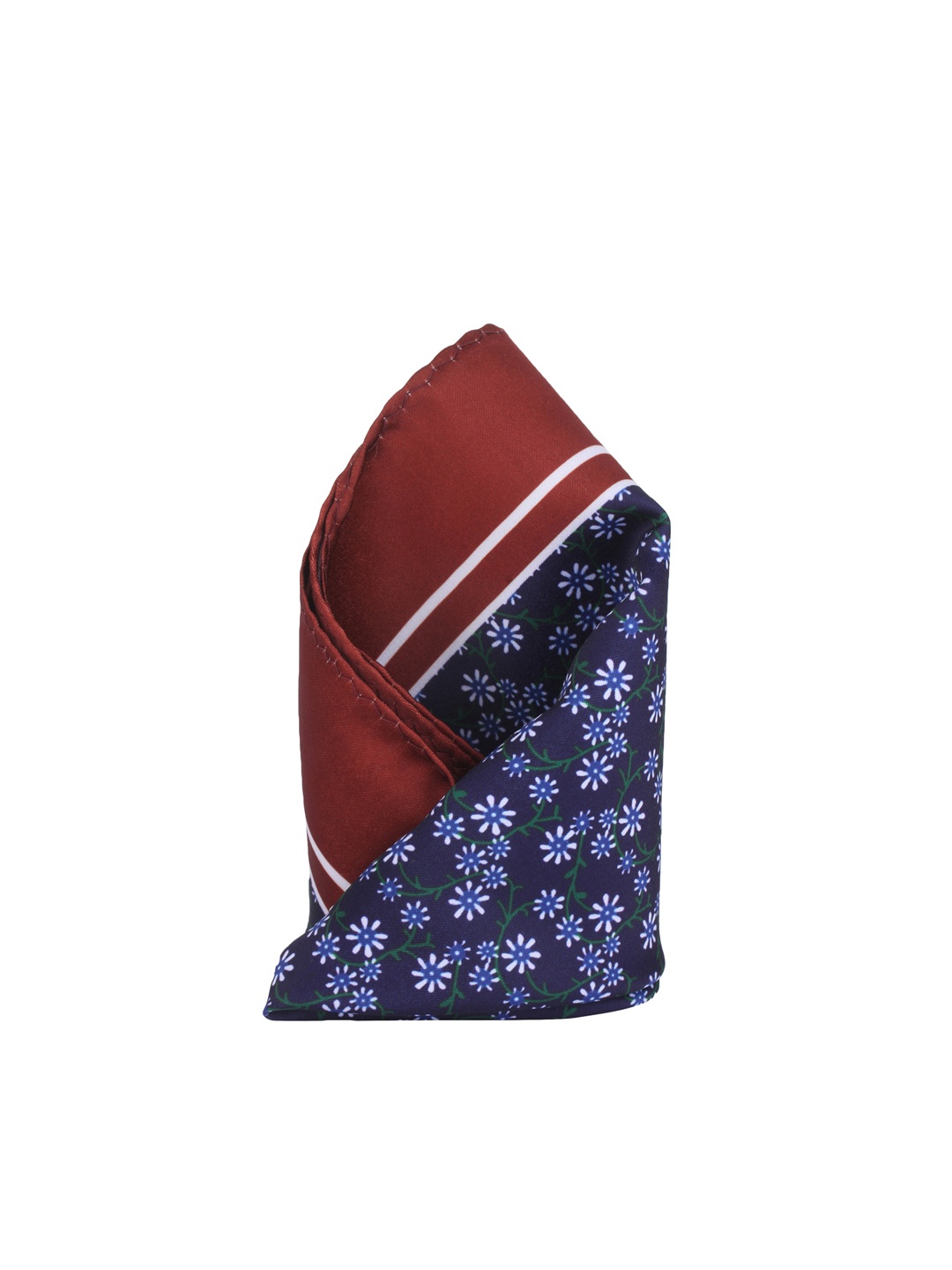 

Alvaro Castagnino Blue Printed Pocket Square