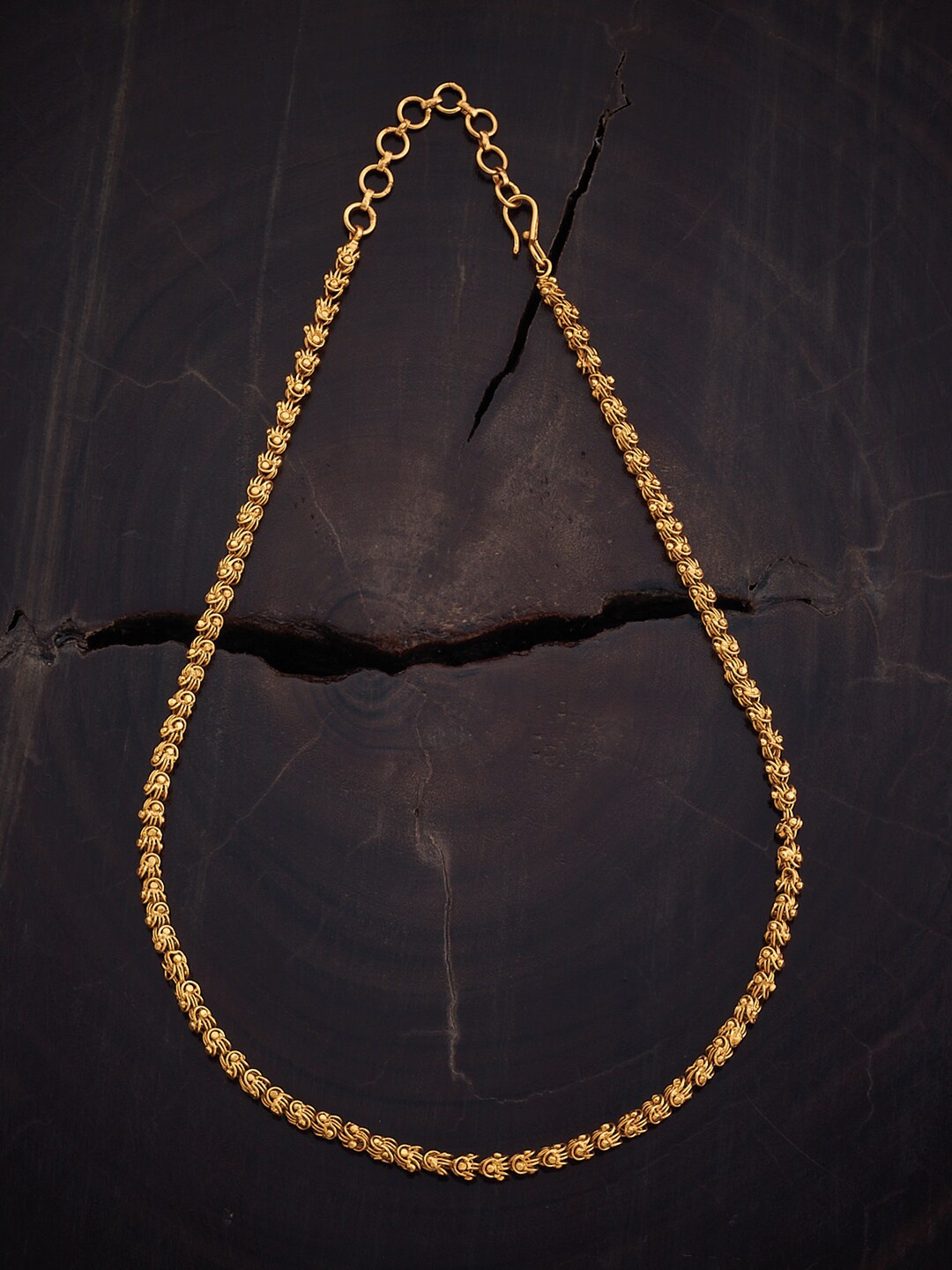 

Kushal's Fashion Jewellery Copper Antique Chain, Gold