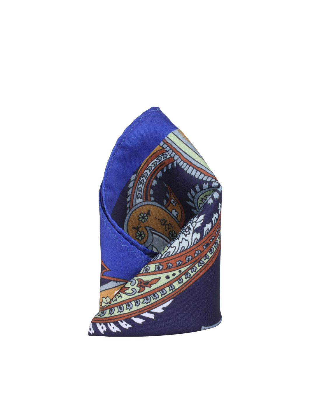

Alvaro Castagnino Blue Printed Pocket Square