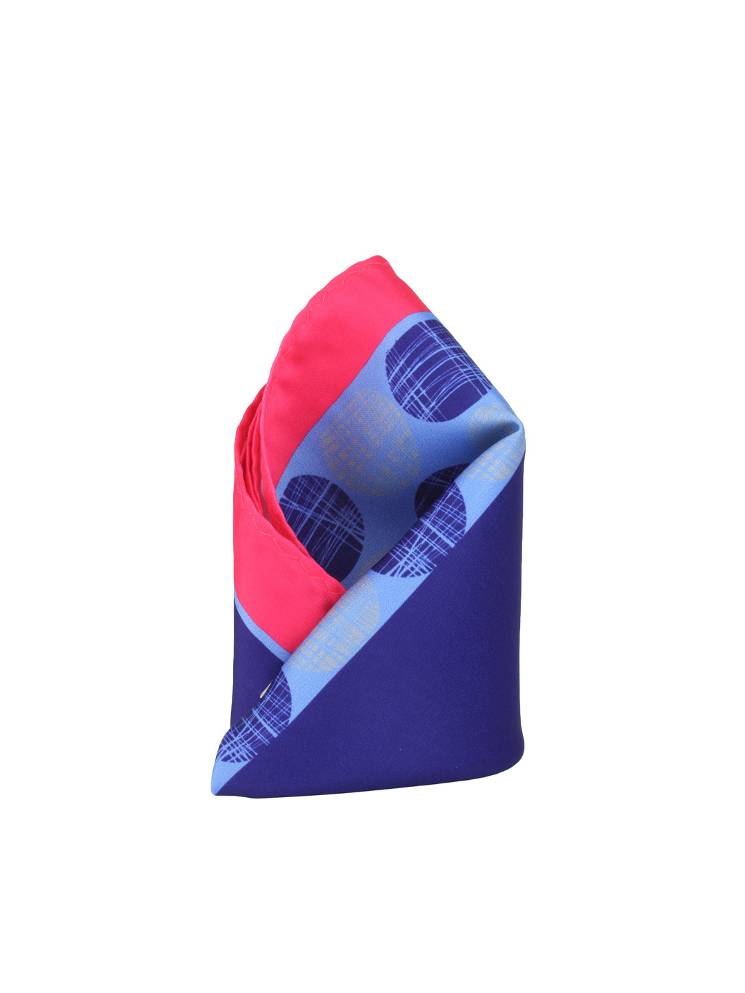 

Alvaro Castagnino Blue Printed Pocket Square