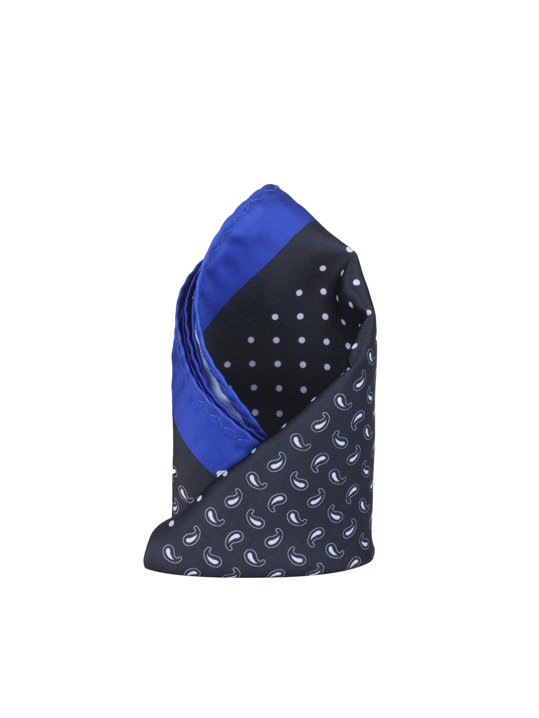 

Alvaro Castagnino Black Printed Pocket Square