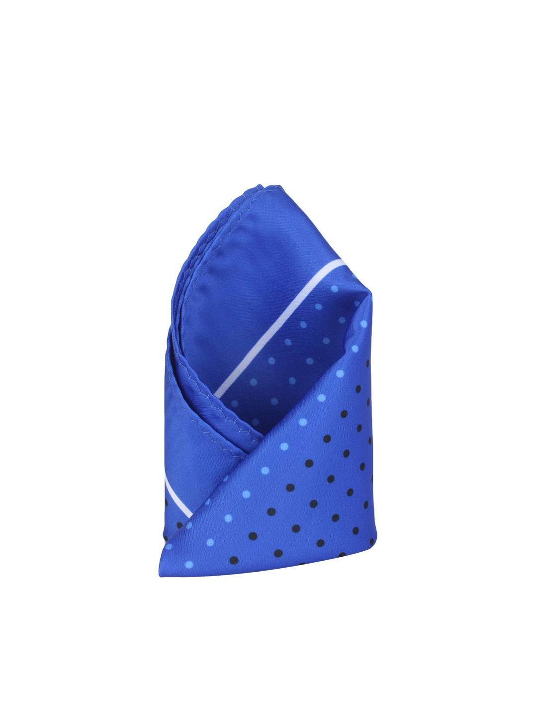 

Alvaro Castagnino Blue Polka Dot Print Pocket Square