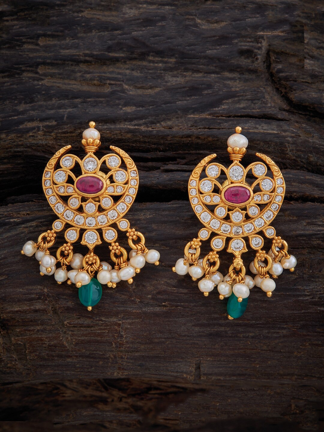 

Kushal's Fashion Jewellery Classic Drop Earrings, Red