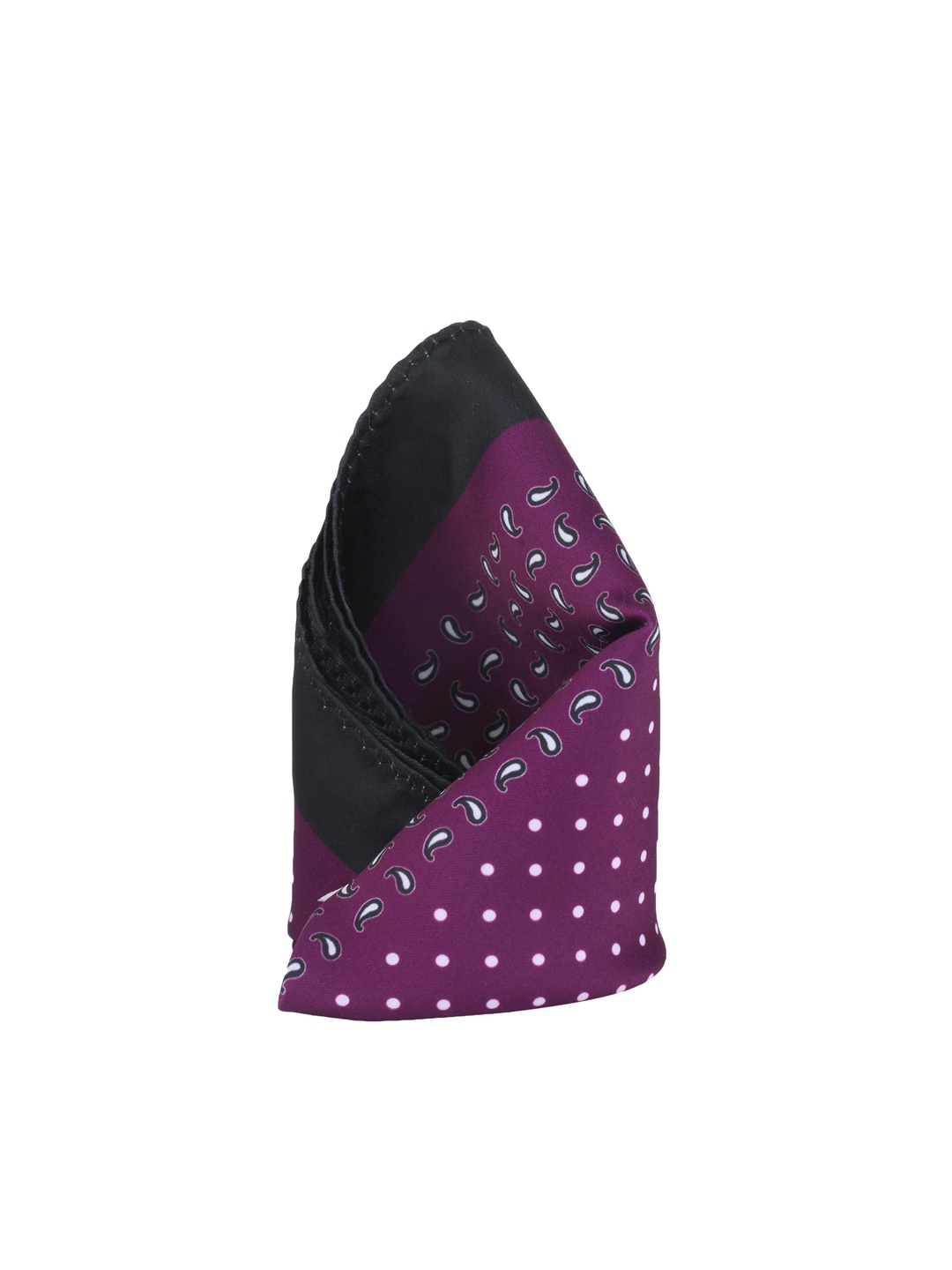 

Alvaro Castagnino Purple Printed Pocket Square