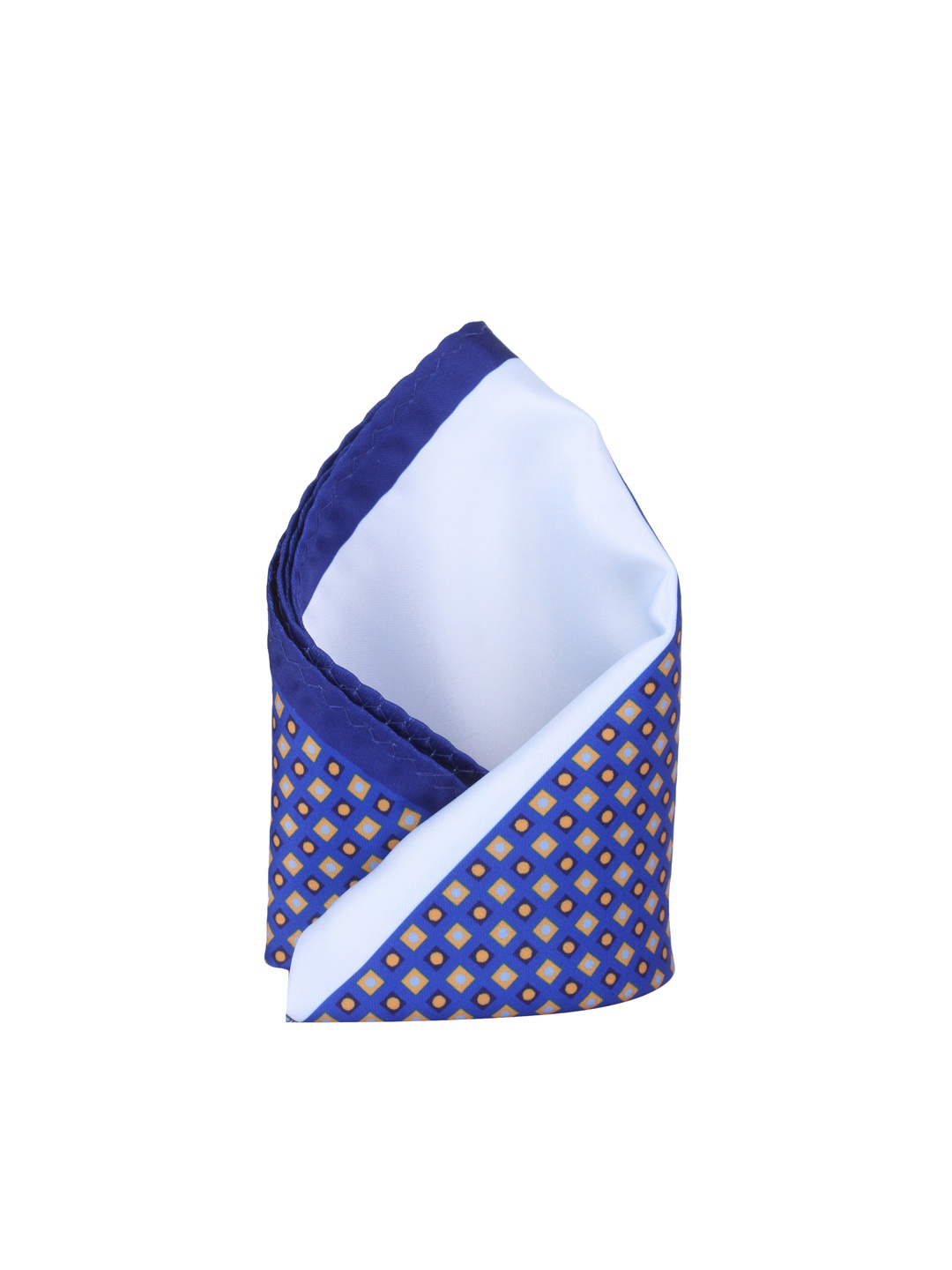 

Alvaro Castagnino Blue Printed Pocket Square