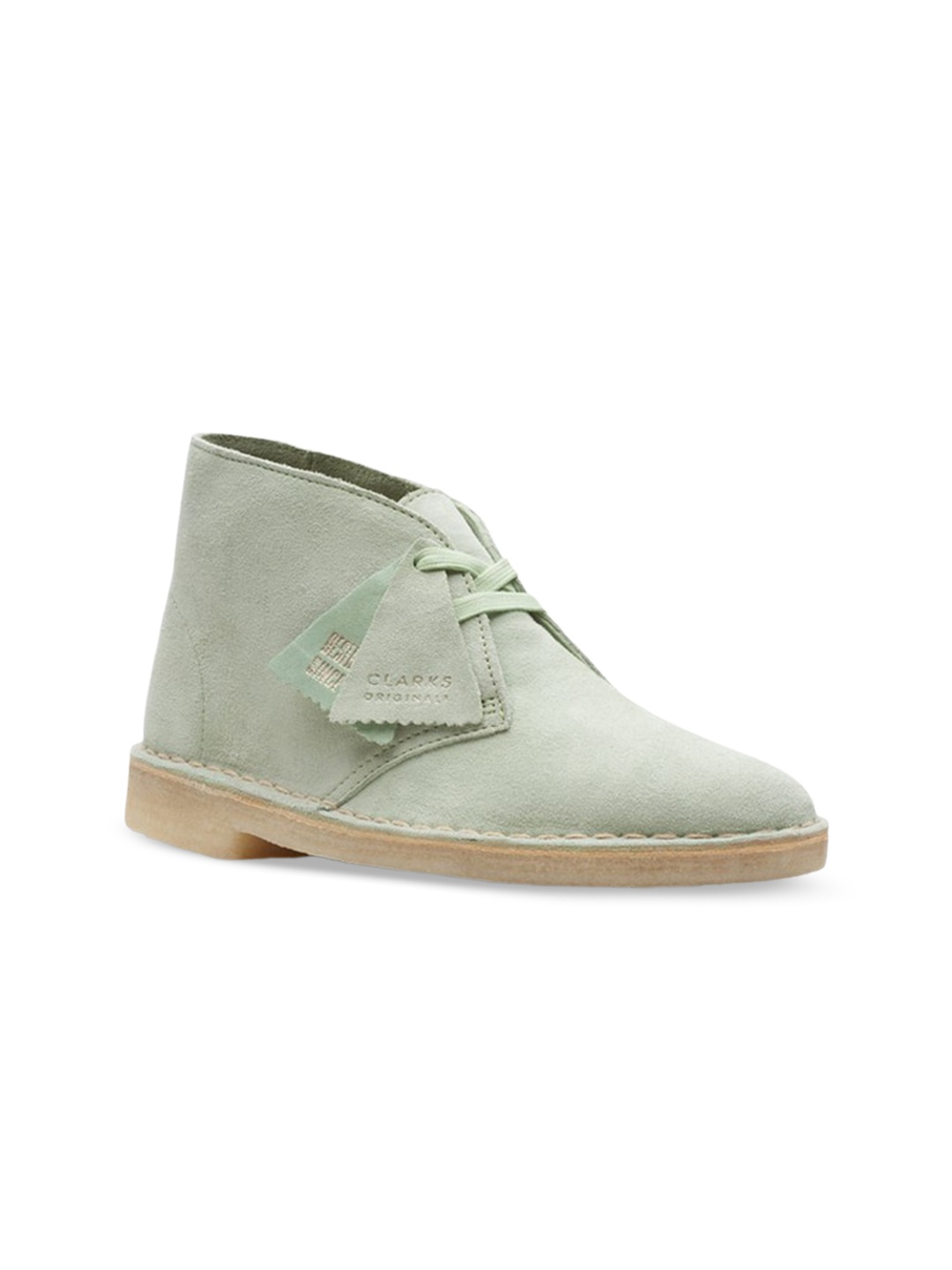 

Clarks Women Round-Toe Mid-Top Desert Boots, Sea green