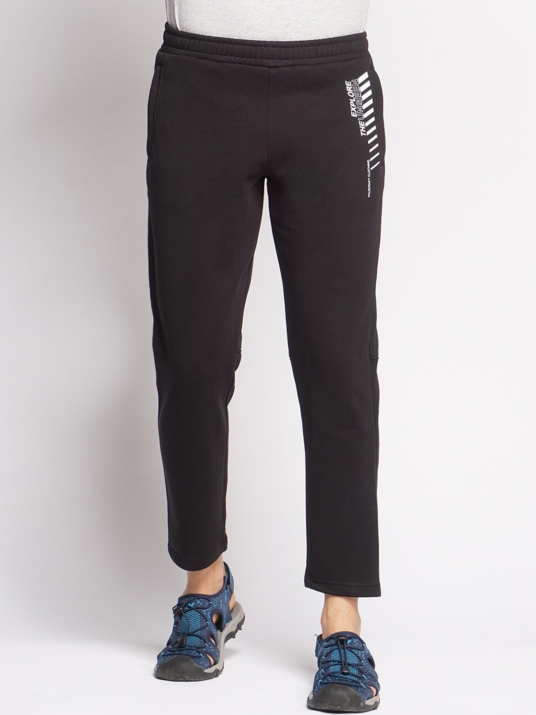 

Wildcraft Men Printed Track Pants, Black