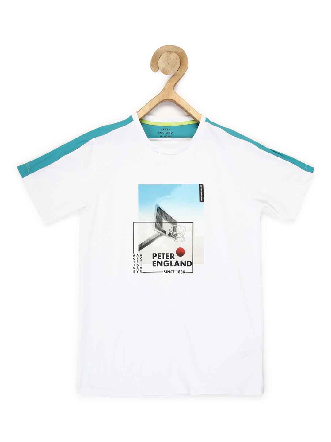 

Peter England Boys Graphic Printed T-shirt, White