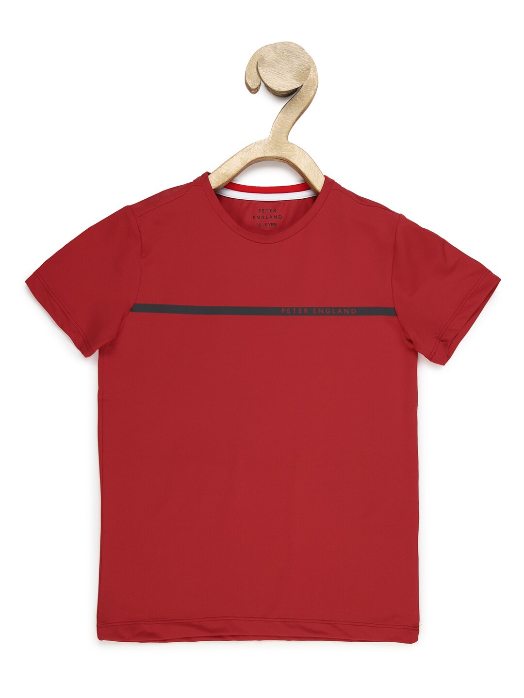 

Peter England Boys Pack of 2 Round Neck T-shirt, Red