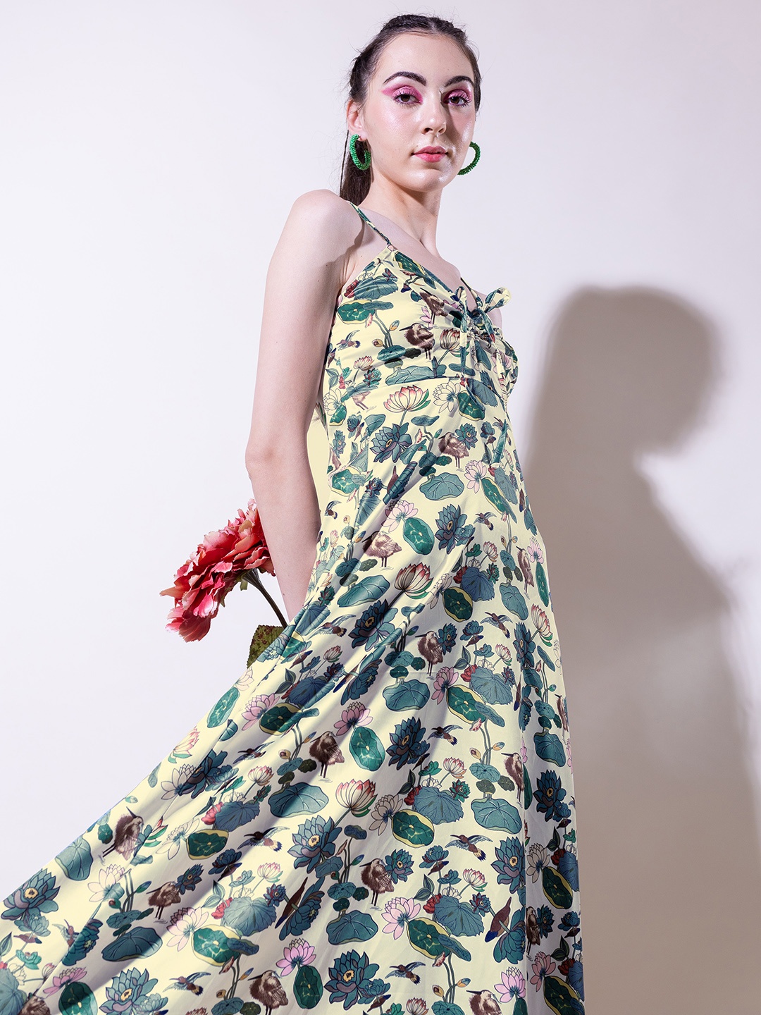 

Stylecast X Hersheinbox Floral Printed Maxi Dress, Multi