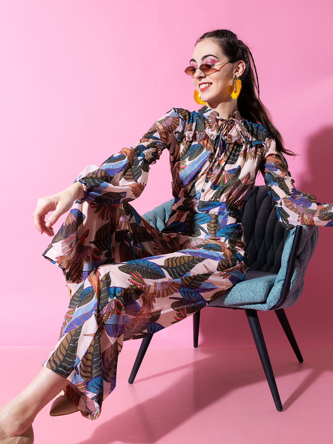 

Stylecast X Hersheinbox Printed Basic Jumpsuit, Multi