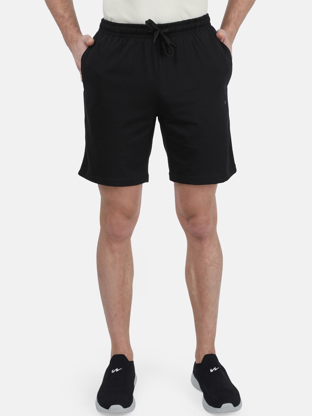 

Monte Carlo Men Cotton Sports Shorts, Black