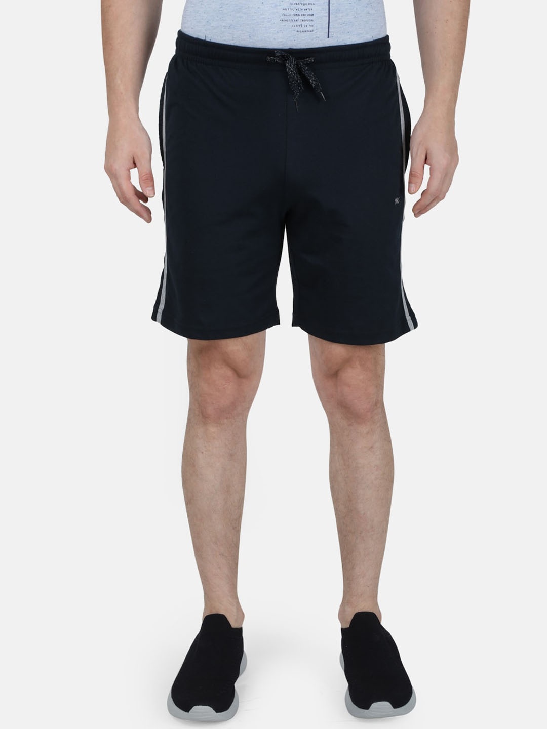 

Monte Carlo Men Cotton Sports Shorts, Navy blue