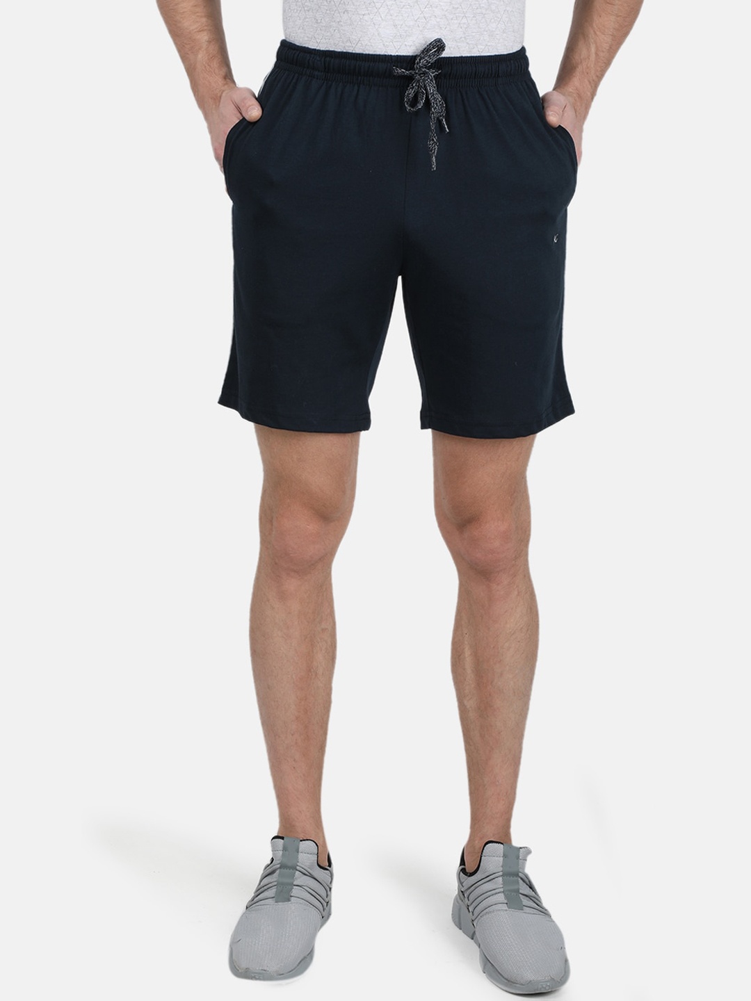 

Monte Carlo Men Regular Cotton Shorts, Navy blue
